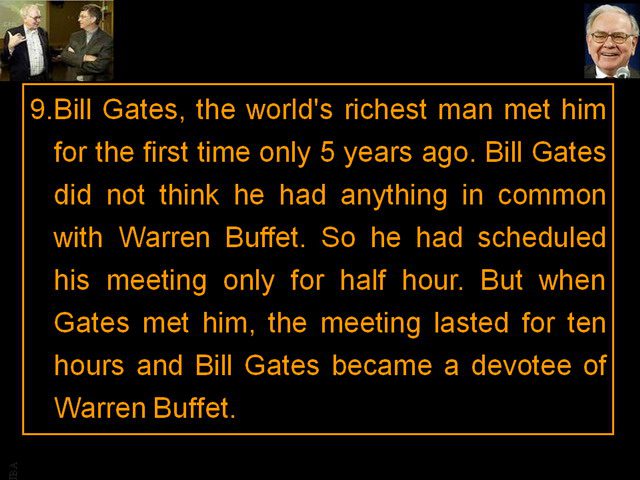 Warren Buffet