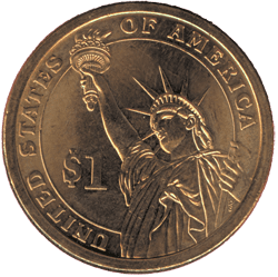 American-$1-Coin-Back