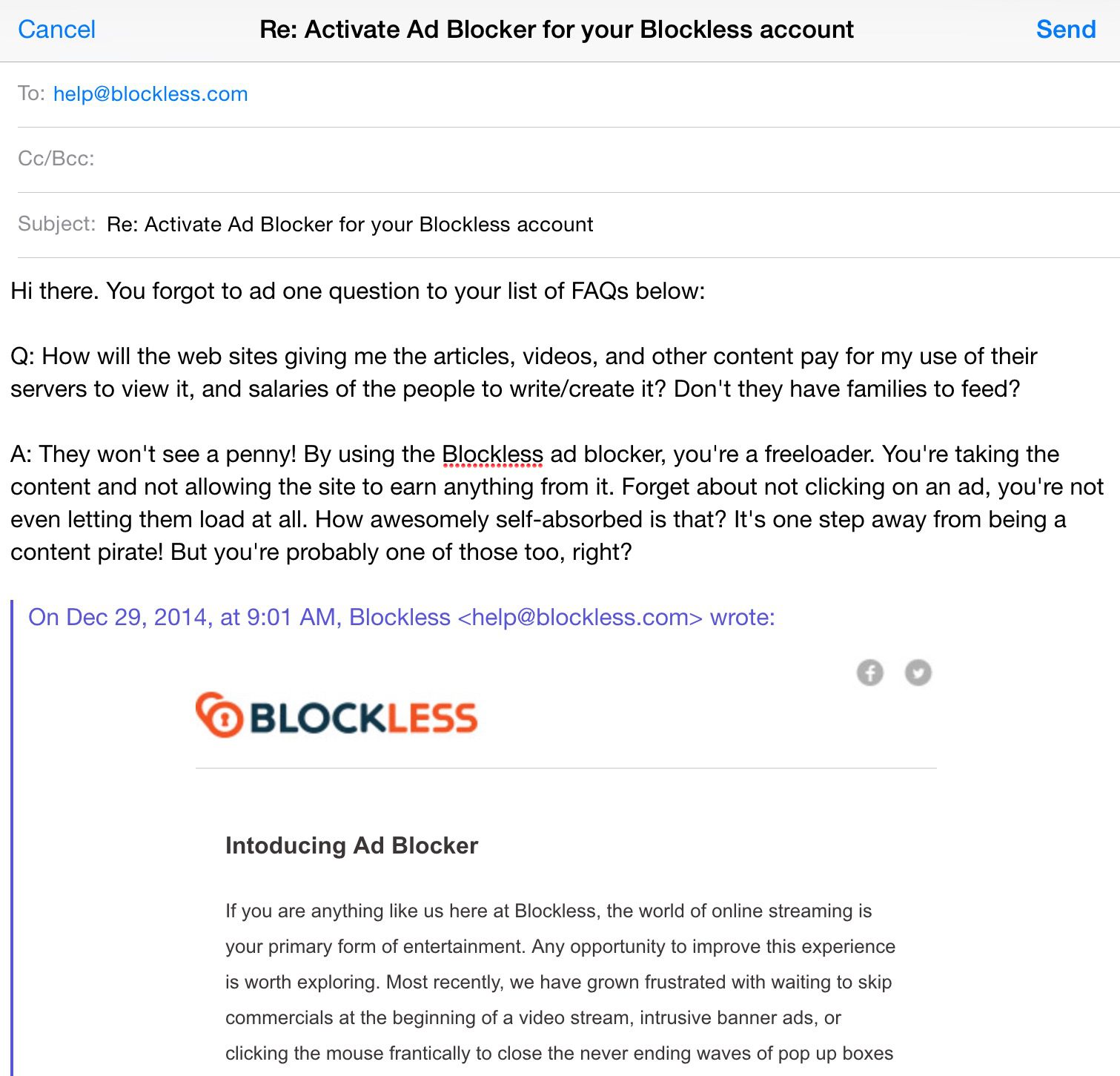 Blockless-Ad-Blocking
