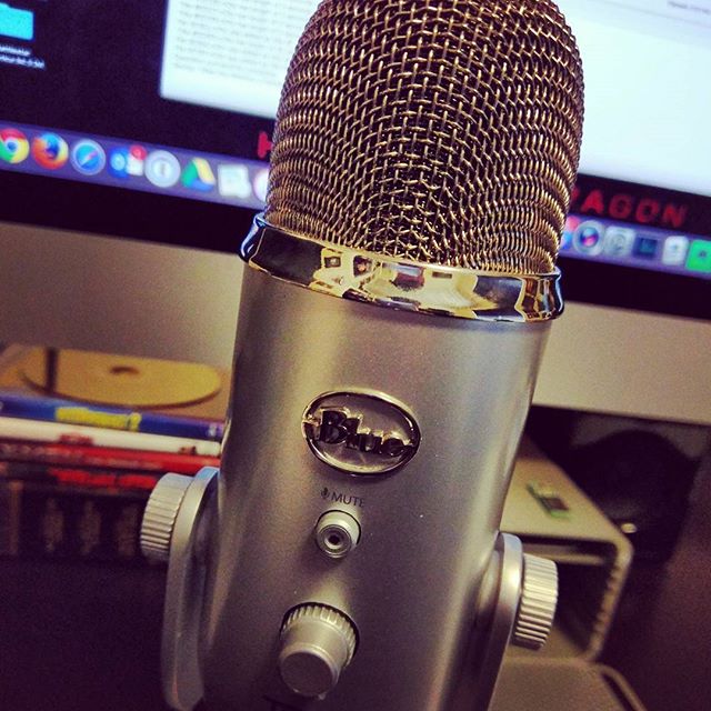 I had fun busting out the ol' #Yeti for a guest spot on a podcast. More details later!